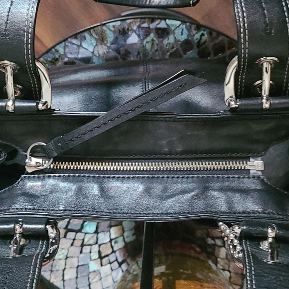 Coach Medium Black Leather SOHO Pleated Bag - Picture 4 of 16